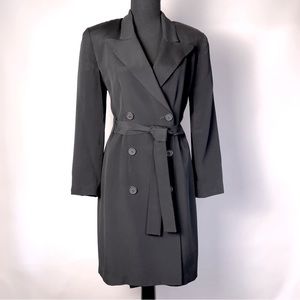 Black Double Breasted Jacket Hugo Buscati